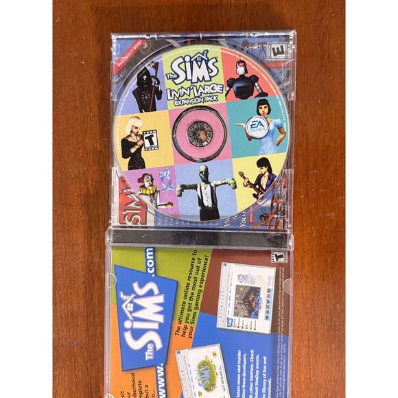 Sims: Livin' Large Expansion Pack (PC, 2000) PRE OWNED EA Games Vintage - Picture 2 of 3